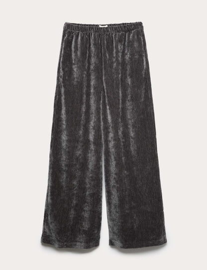 Mottled Velvet Straight Leg Trousers