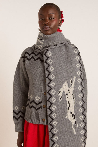 Cecily Bunny Scarf in Lambswool