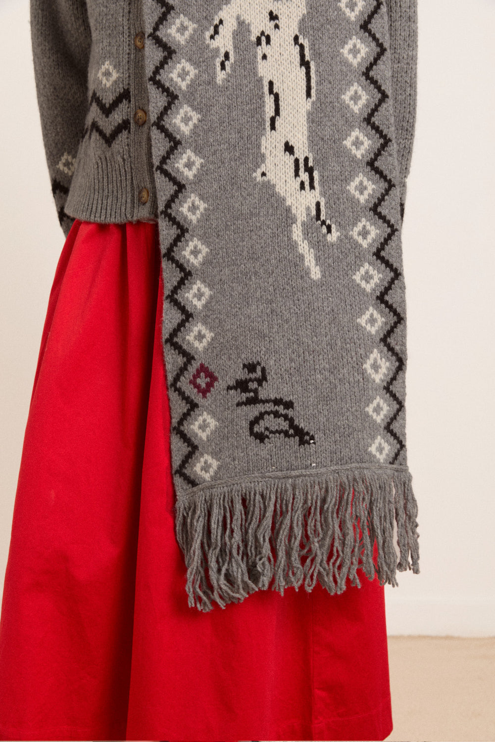 Cecily Bunny Scarf in Lambswool