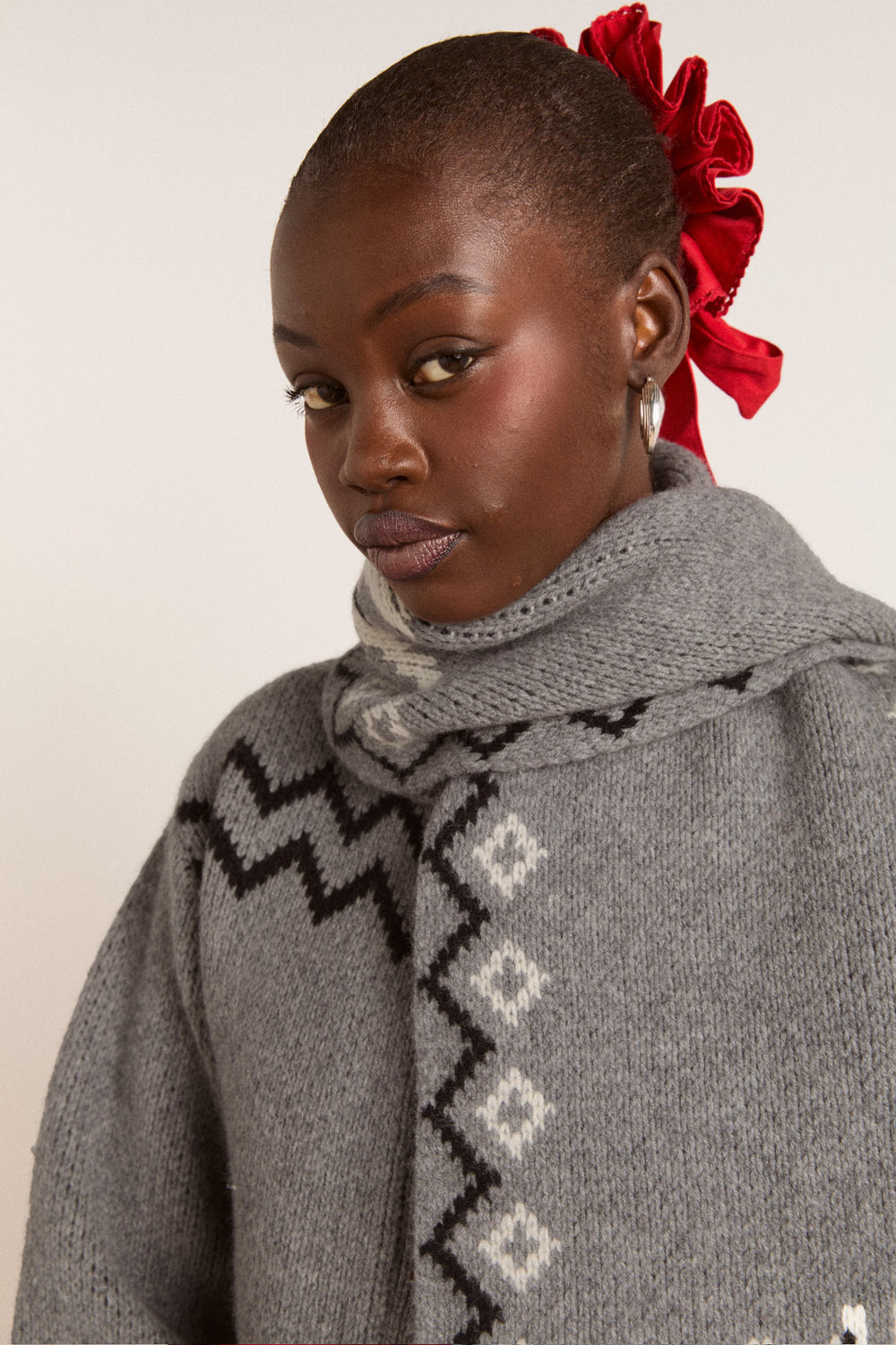 Cecily Bunny Scarf in Lambswool