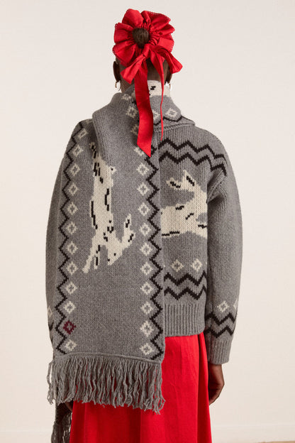 Cecily Bunny Scarf in Lambswool