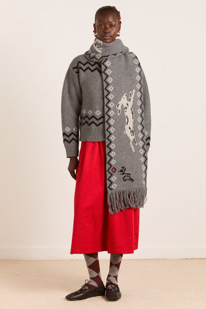 Cecily Bunny Scarf in Lambswool