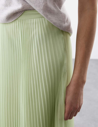 Pleated Maxi Skirt