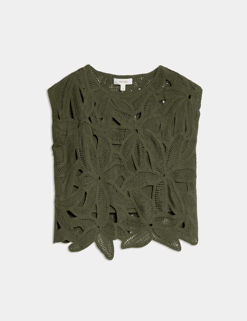 Pointelle Floral Top