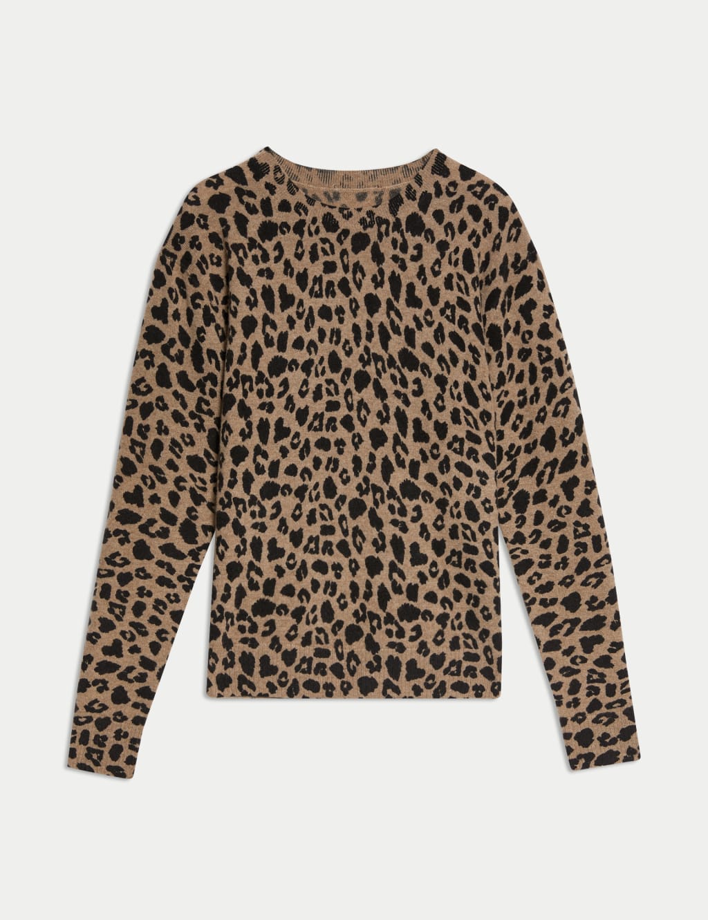 Pure Cashmere Animal Print Jumper