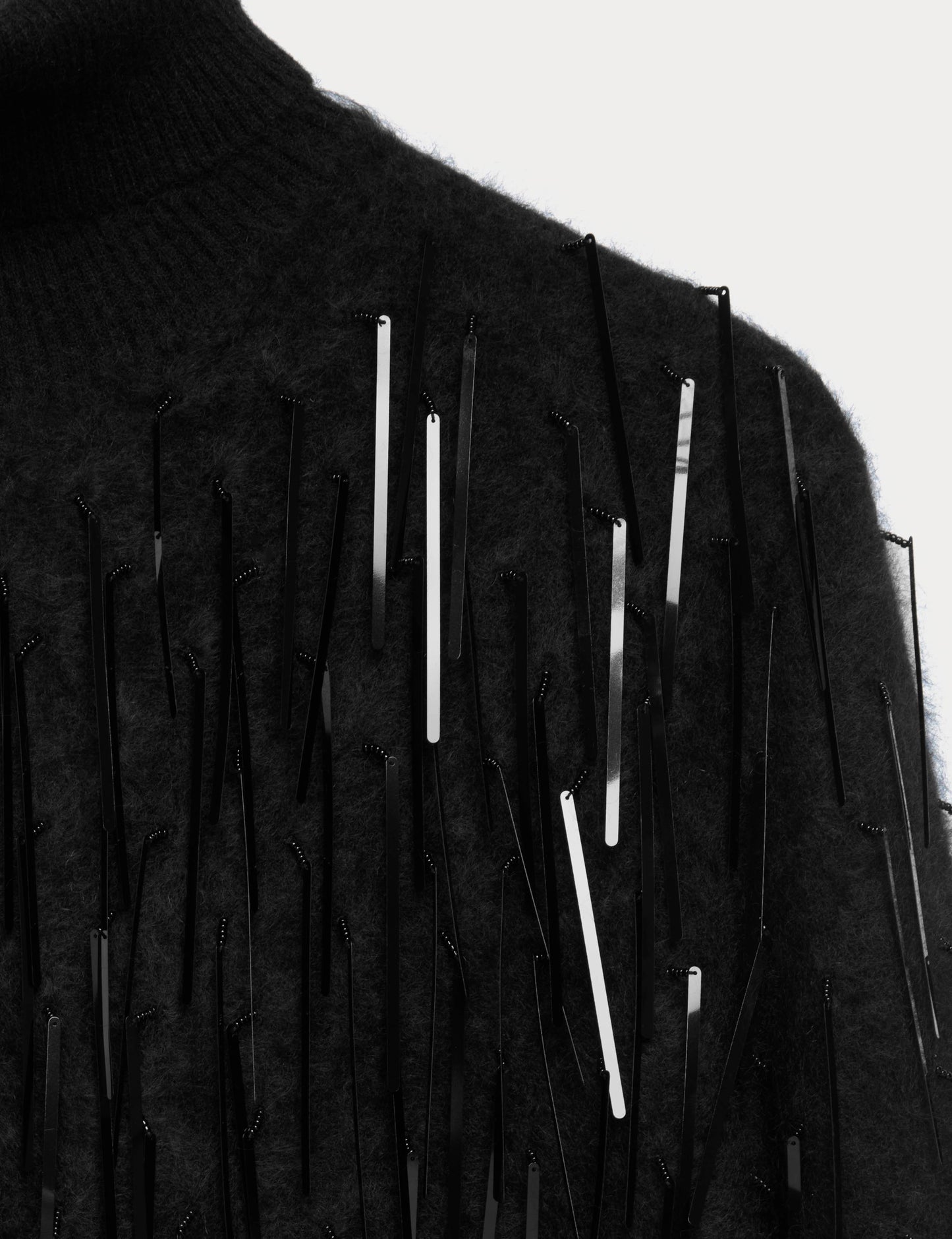 Pure Cashmere Embellished Mini Jumper Dress