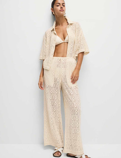 Pure Cotton Beach Trousers