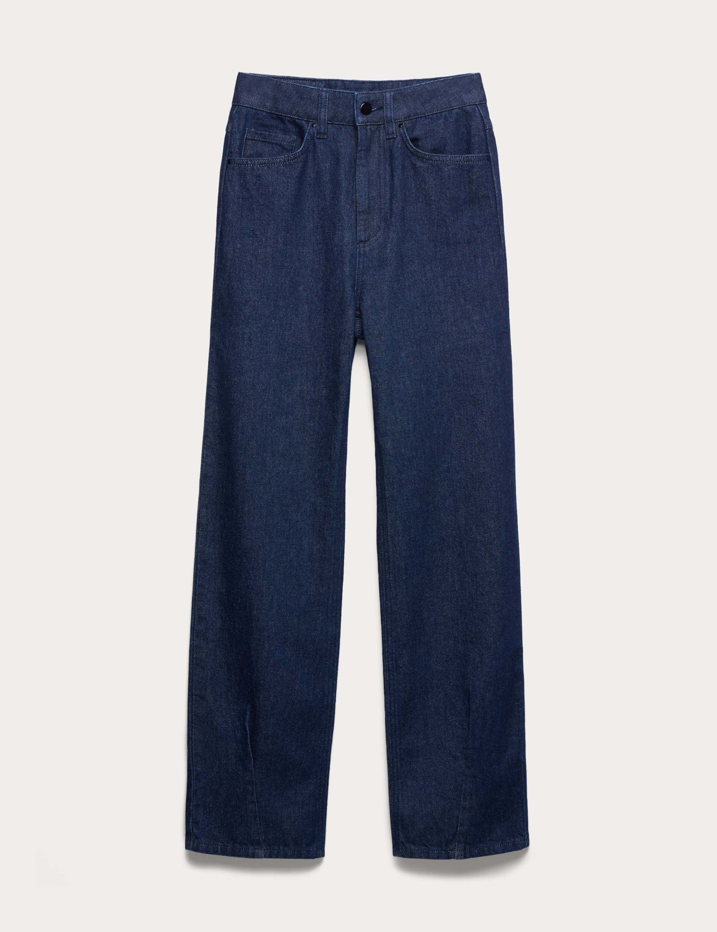 Pure Cotton High Waisted Wide Leg Jeans