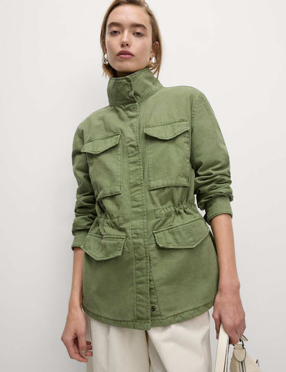 Pure Cotton Lightweight Utility Jacket