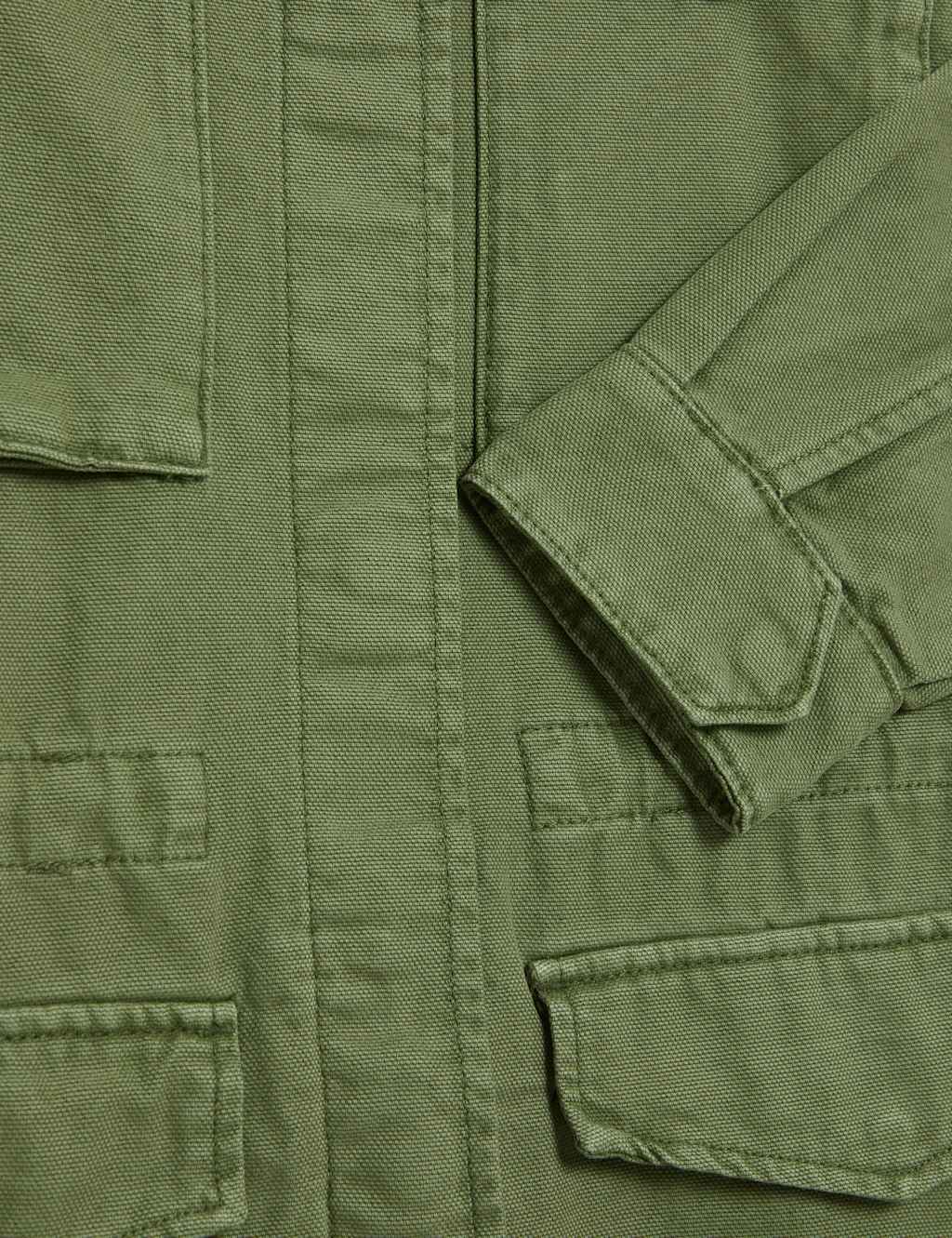 Pure Cotton Lightweight Utility Jacket