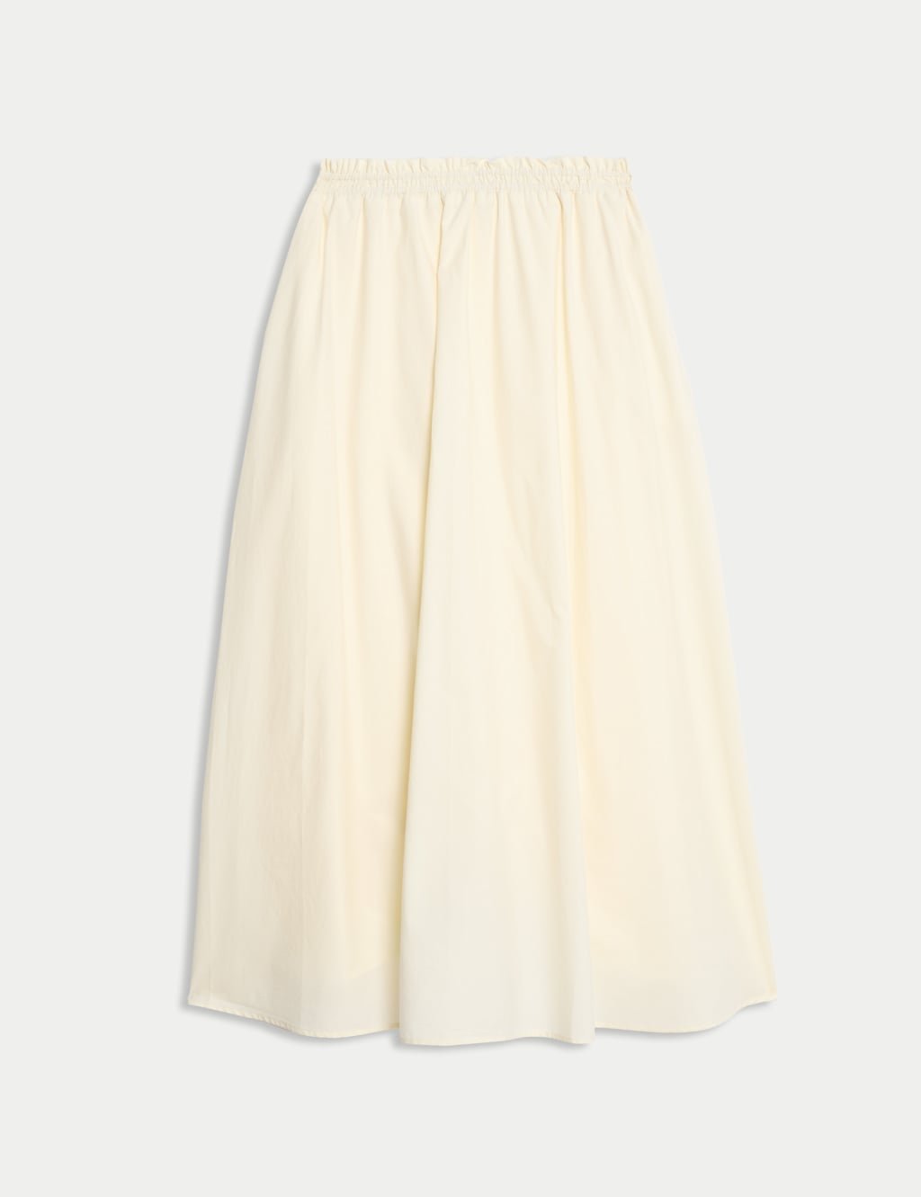 Pure Cotton Poplin A-line Skirt