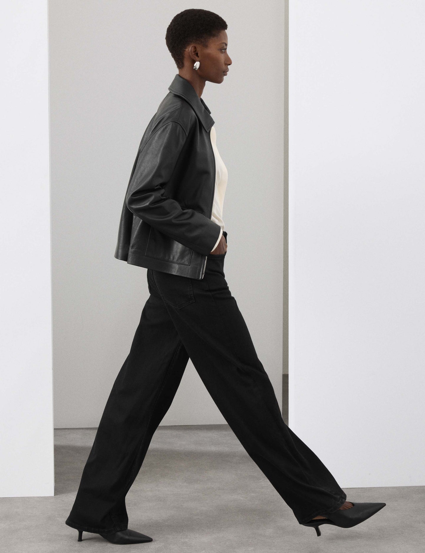 Pure Leather Trucker Jacket