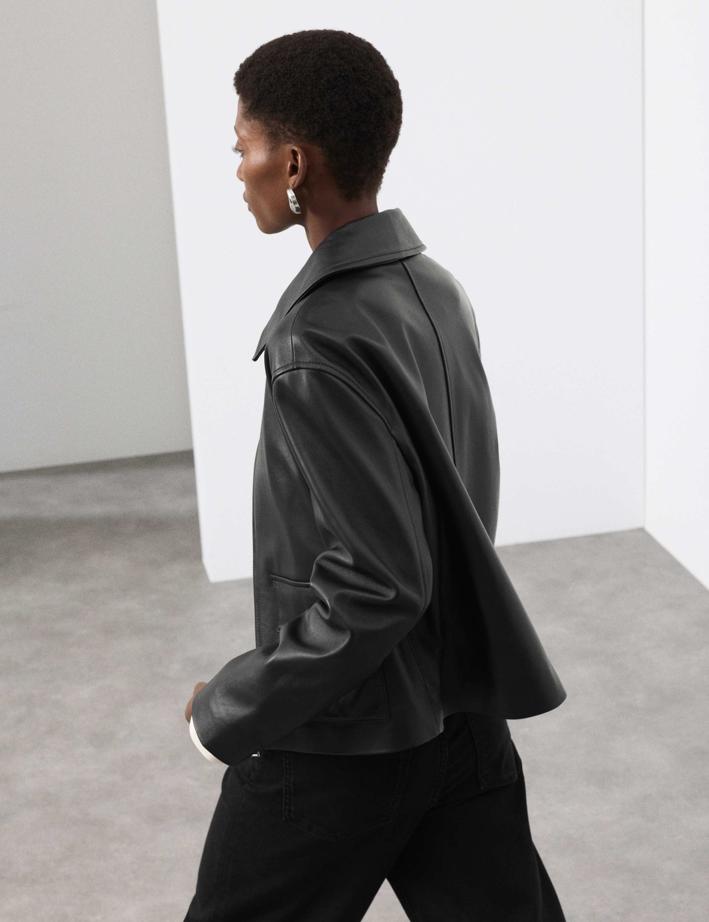 Pure Leather Trucker Jacket