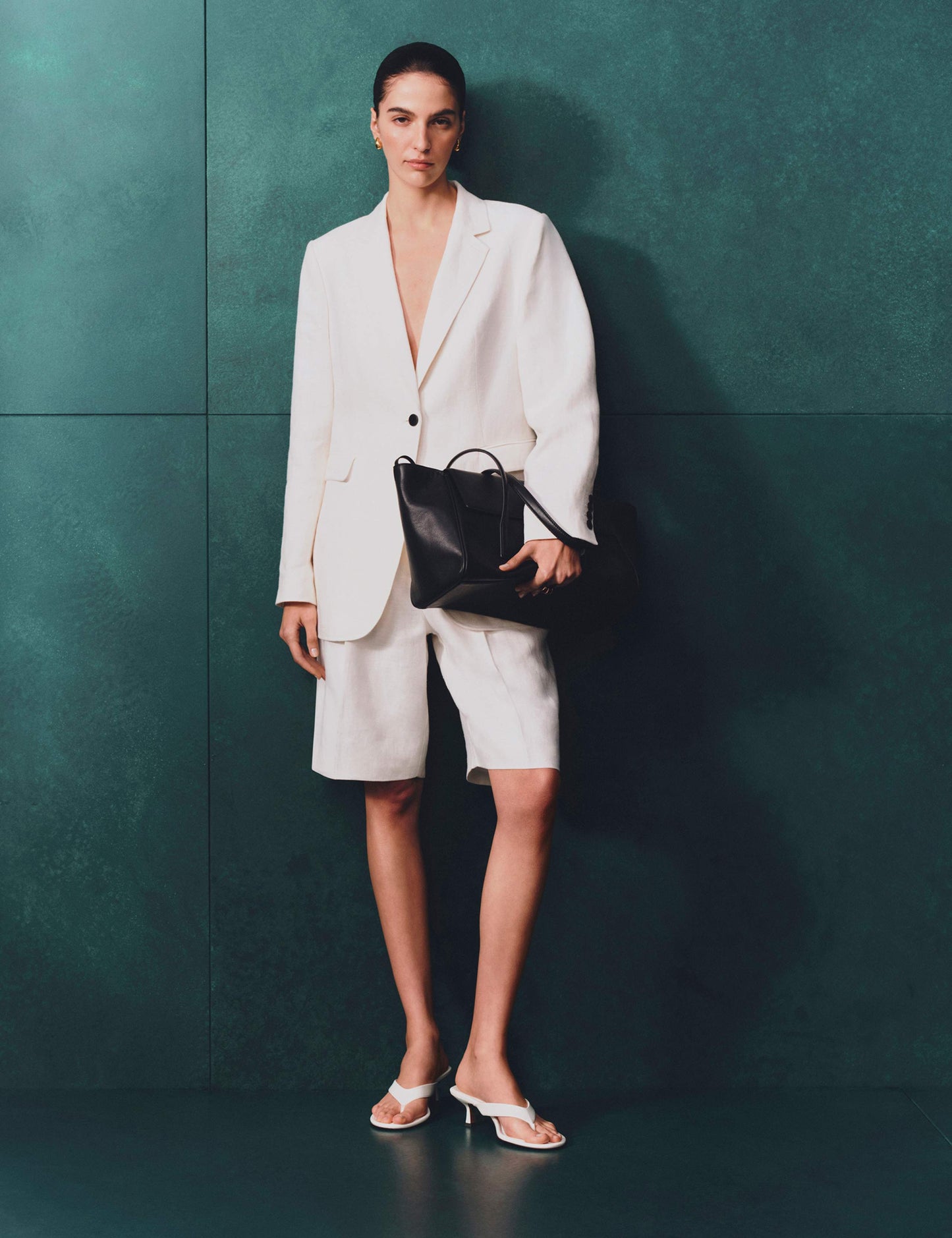 Pure Linen Tailored Shorts