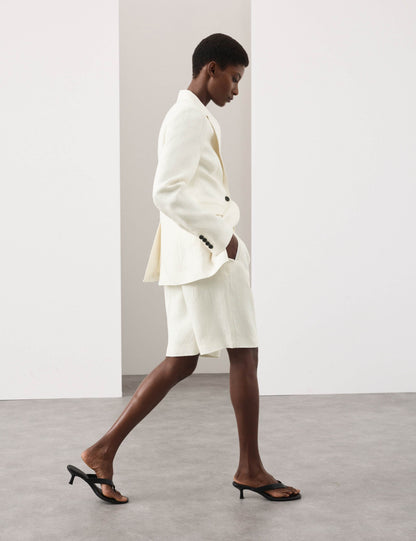 Pure Linen Tailored Shorts