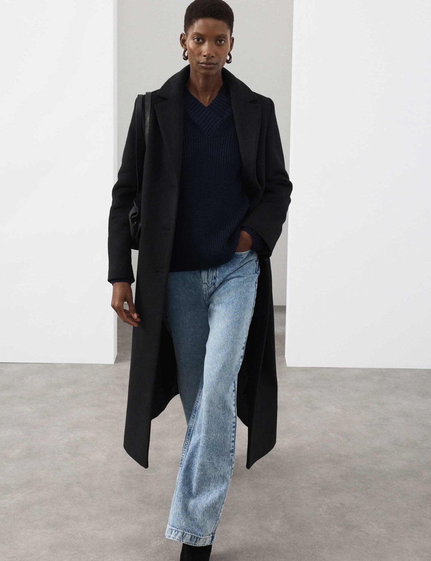 Pure Merino Wool V-Neck Jumper