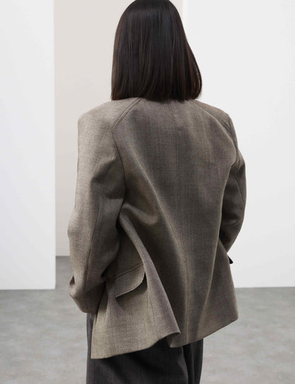 Pure Wool Relaxed Blazer