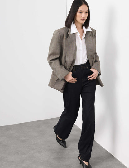 Pure Wool Relaxed Blazer