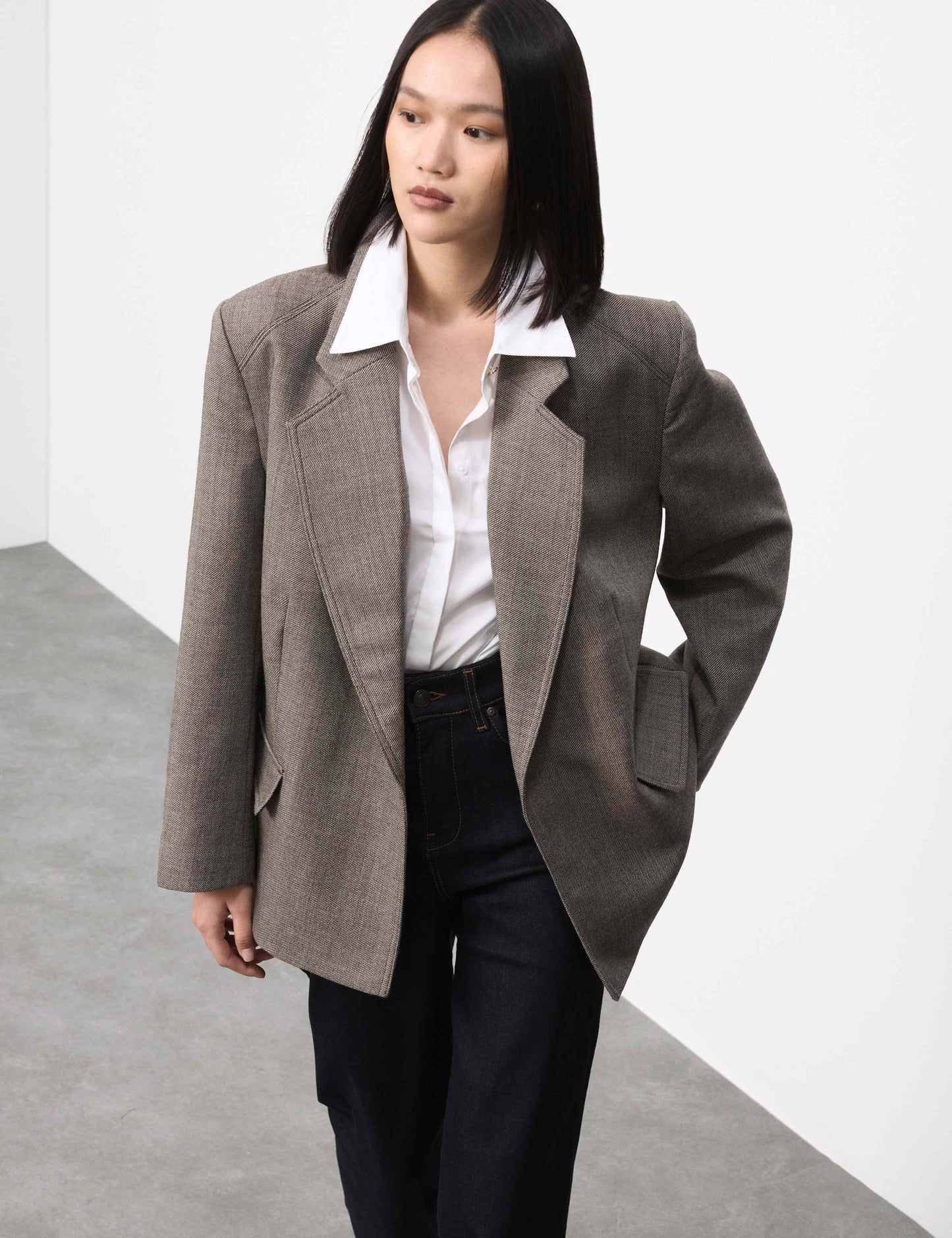 Pure Wool Relaxed Blazer