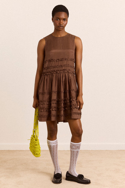 Reed Ruffle Mini Dress