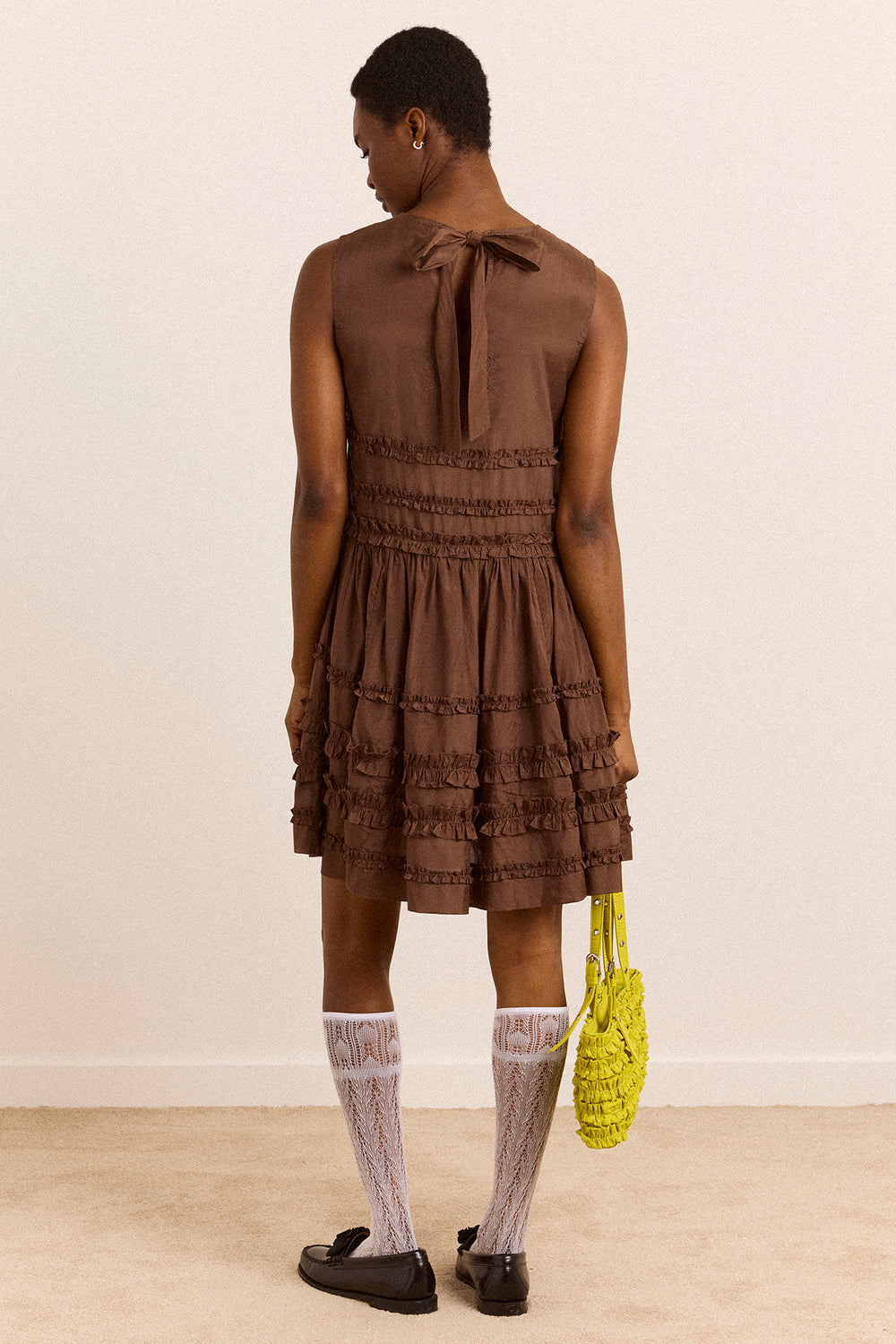 Reed Ruffle Mini Dress