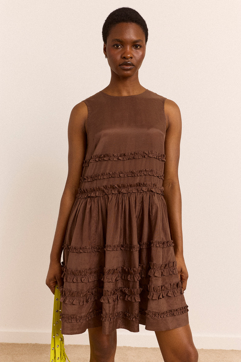 Reed Ruffle Mini Dress