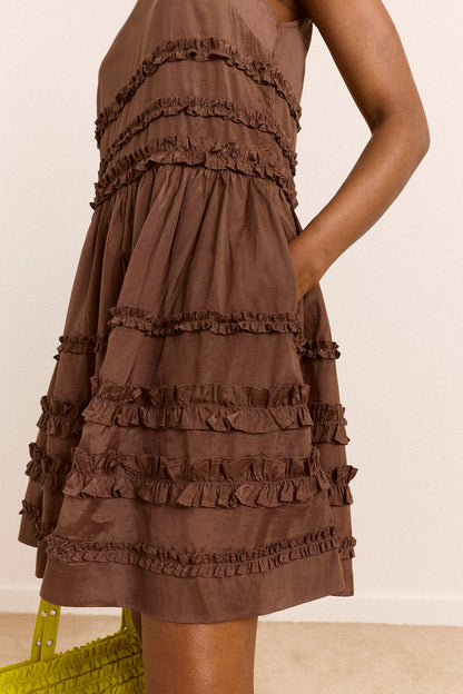 Reed Ruffle Mini Dress