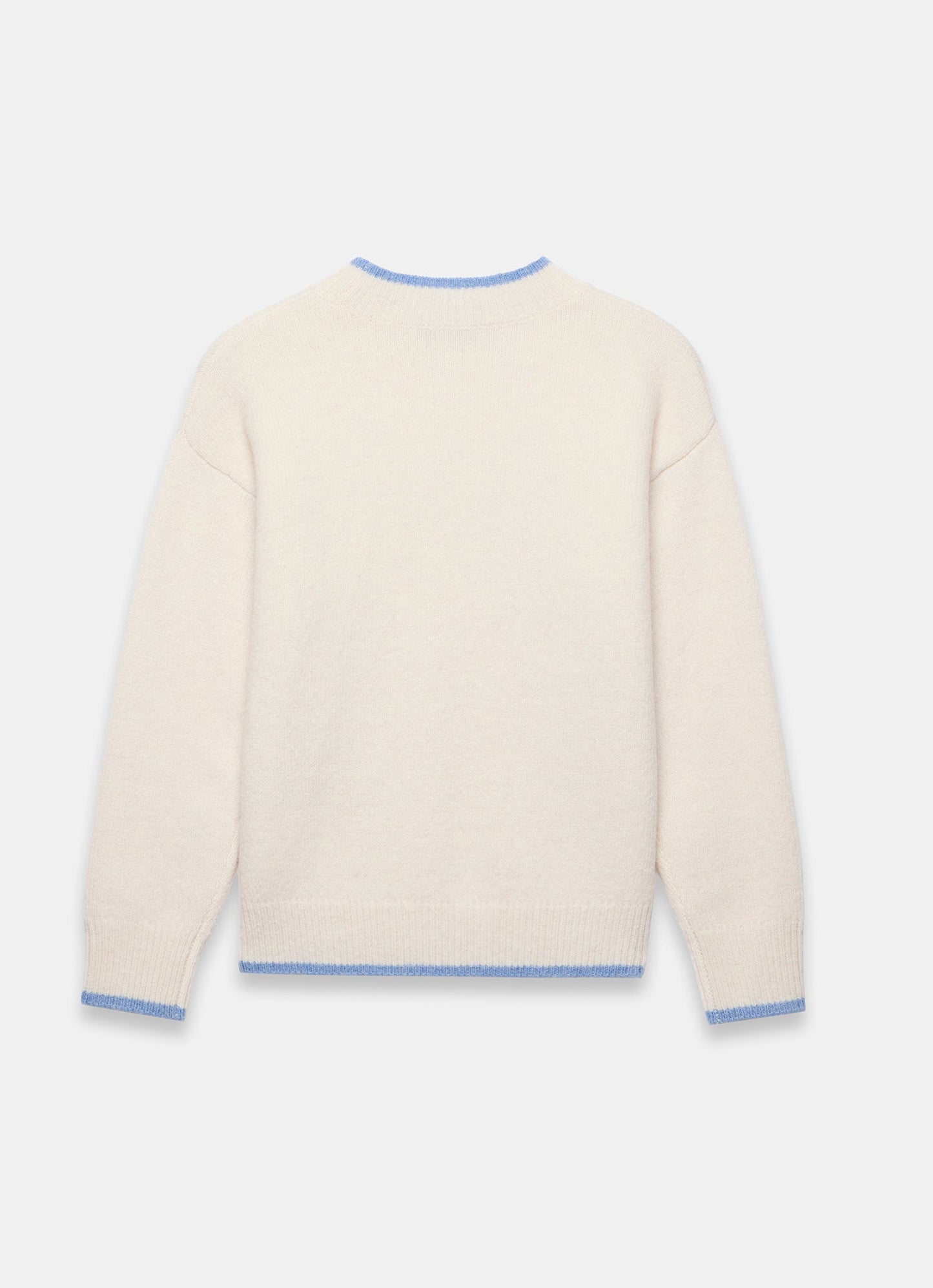 Cream Iconic Embroidered Knit  Jumper