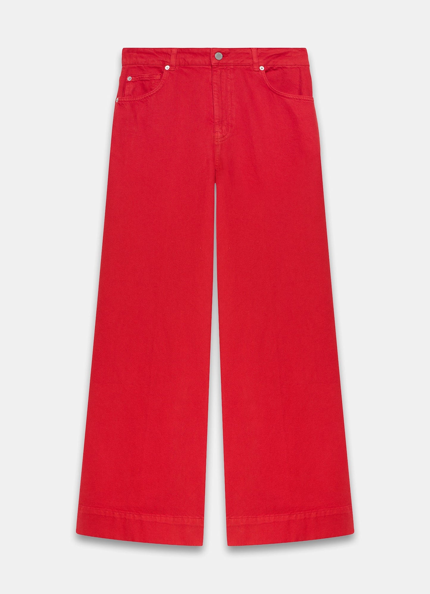 Red Wide Leg Jeans