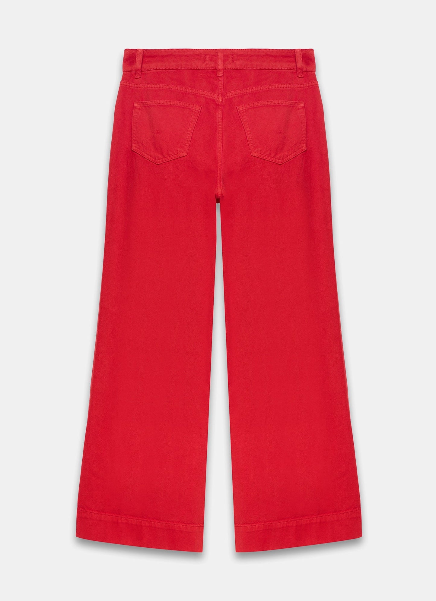 Red Wide Leg Jeans