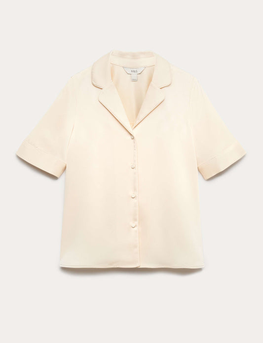 Satin Collared Shirt
