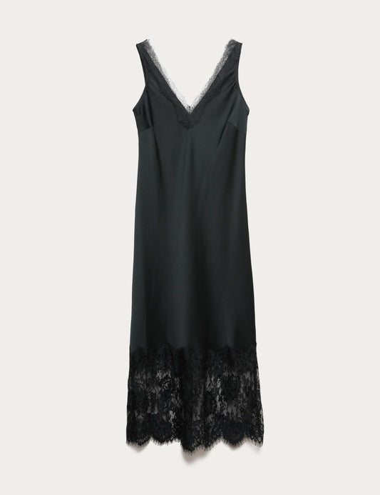 Satin Lace Dress