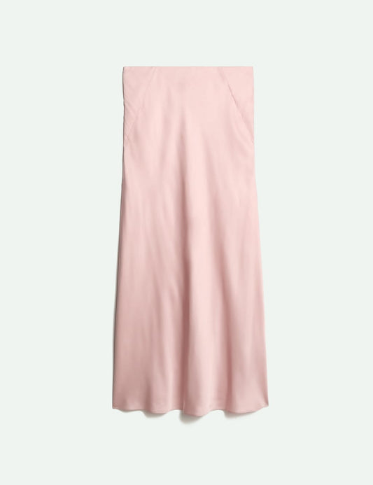 Satin Maxi Slip Skirt