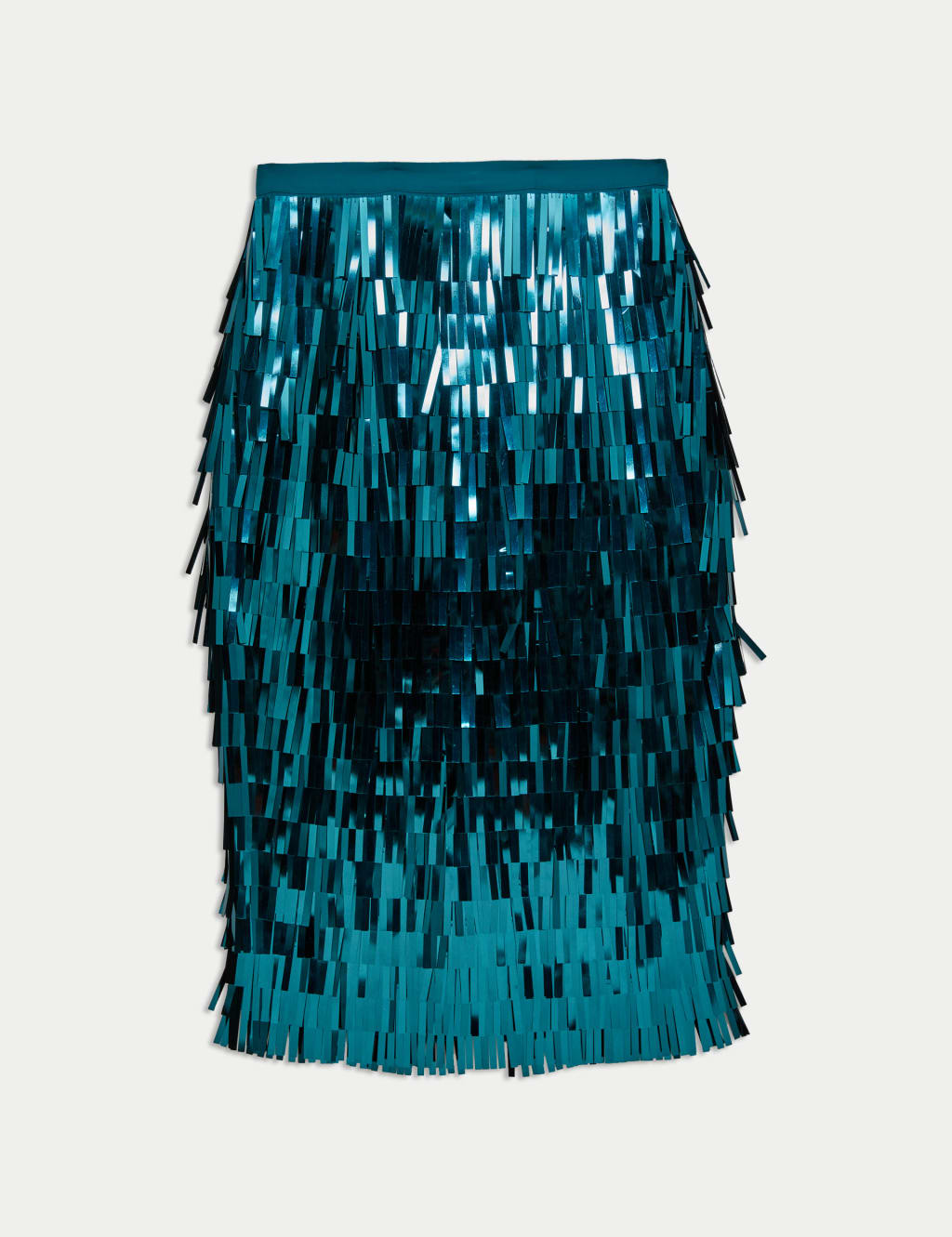 Sequin Midaxi A-Line Skirt