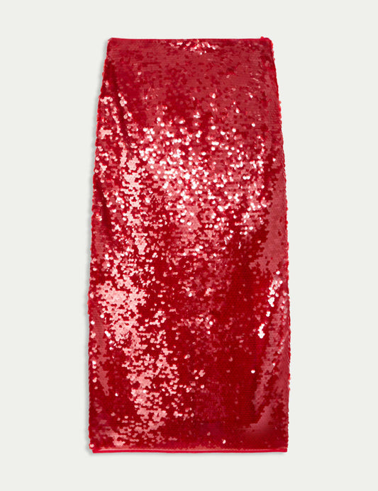 Sequin Midaxi Pencil Skirt