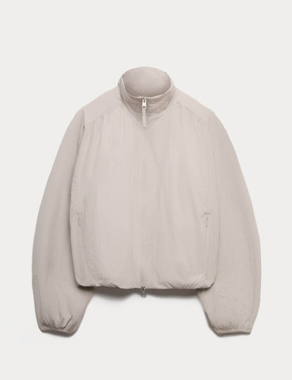 Stormwear™ Lightweight Funnel Neck Gathered Jacket