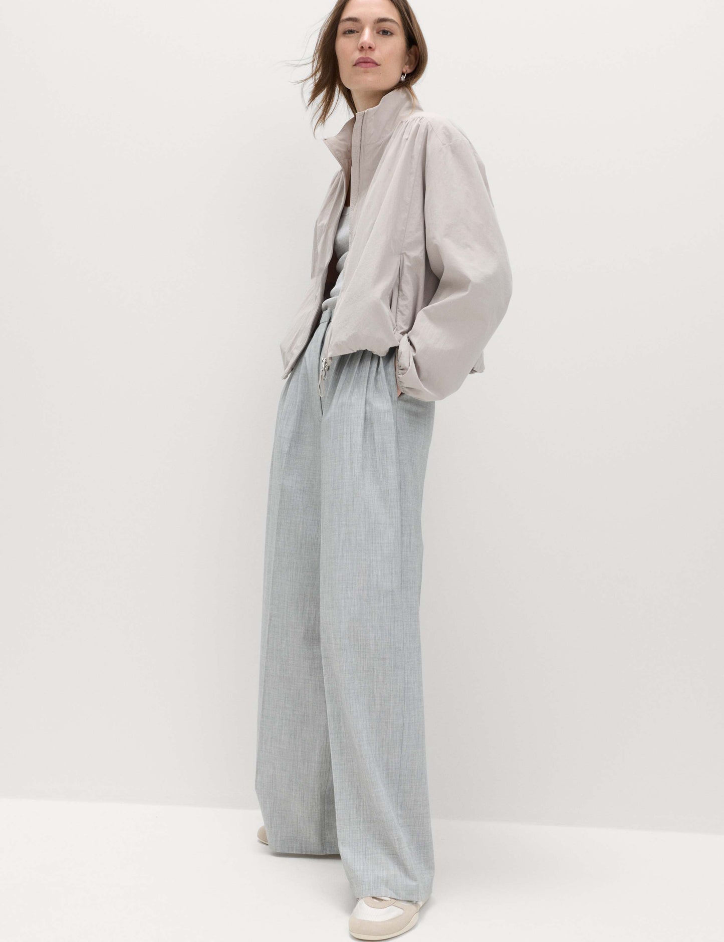 Stormwear™ Lightweight Funnel Neck Gathered Jacket