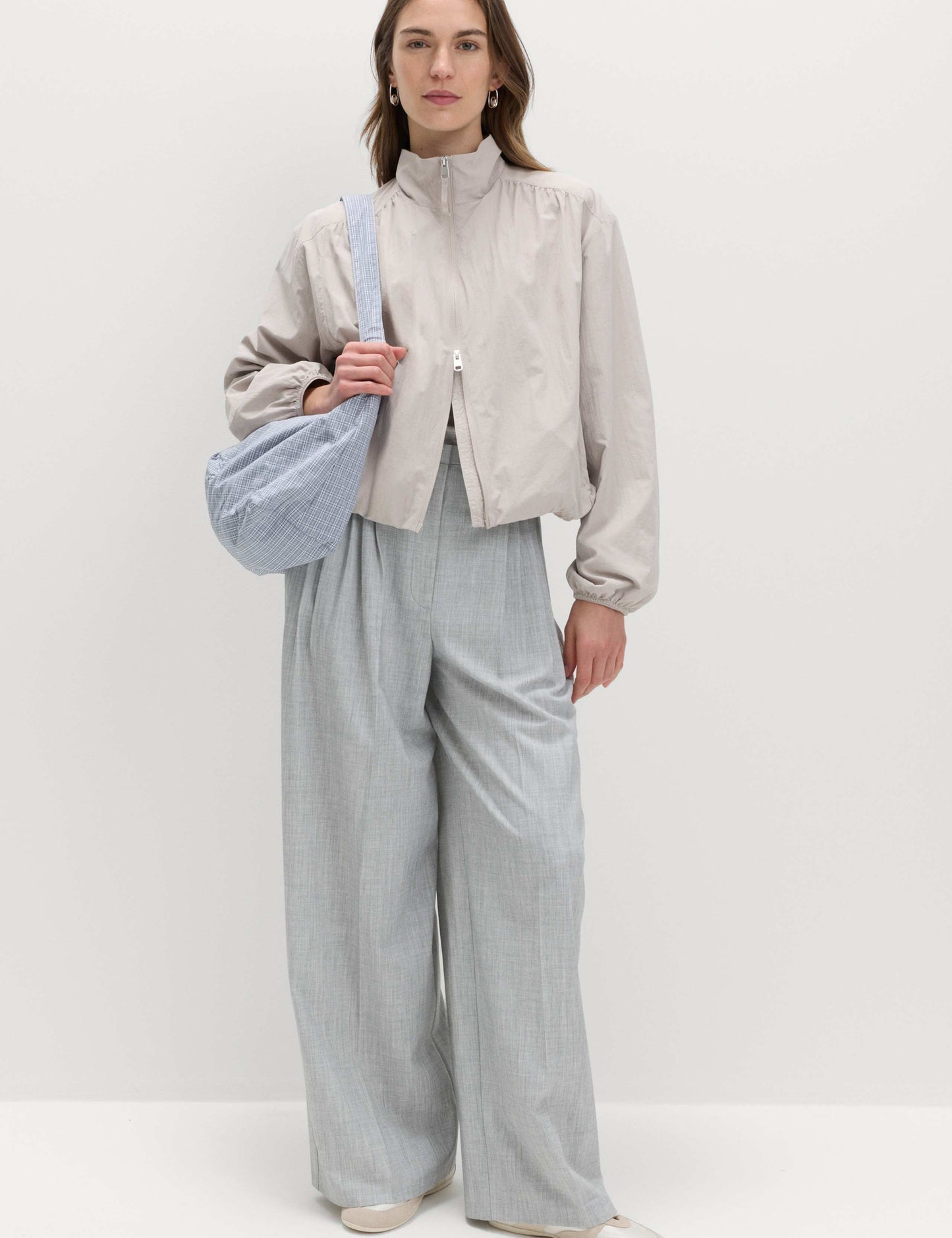 Stormwear™ Lightweight Funnel Neck Gathered Jacket