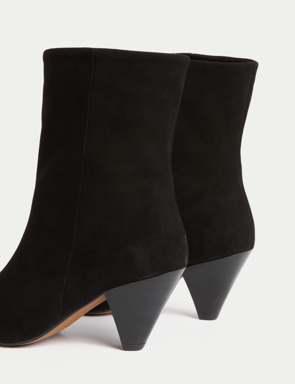 Suede Block Heel Boots