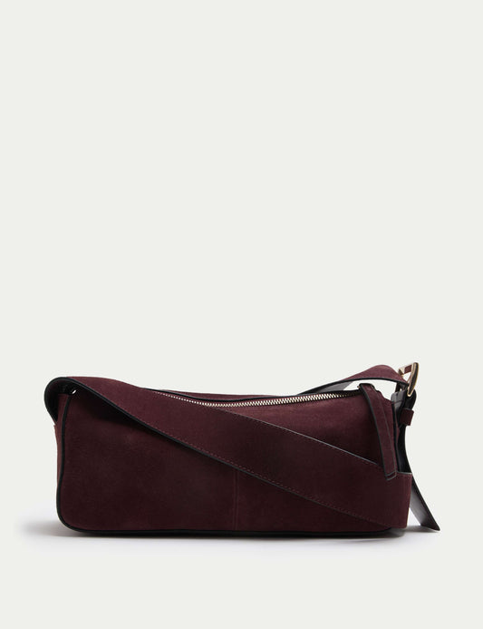 Suede Boxy Sling Bag