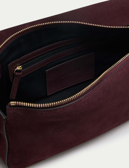 Suede Boxy Sling Bag