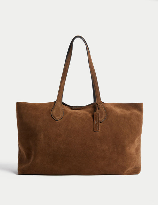 Suede Tote Bag