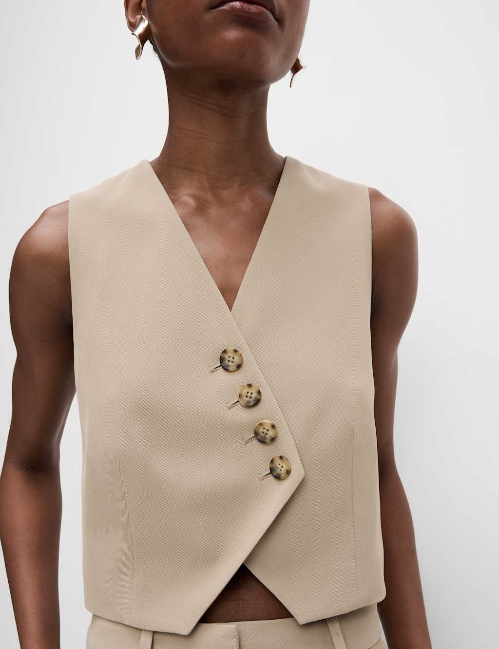 Tailored Asymmetric Waistcoat