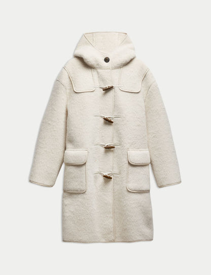 Textured Duffle Coat