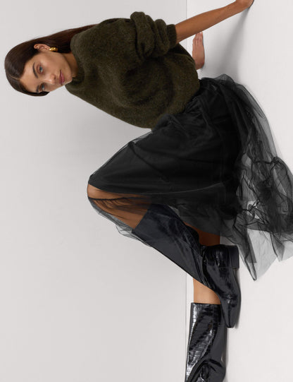 Tulle Maxi Skirt