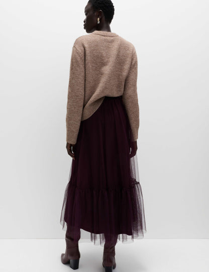 Tulle Maxi Skirt