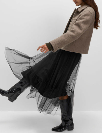 Tulle Maxi Skirt