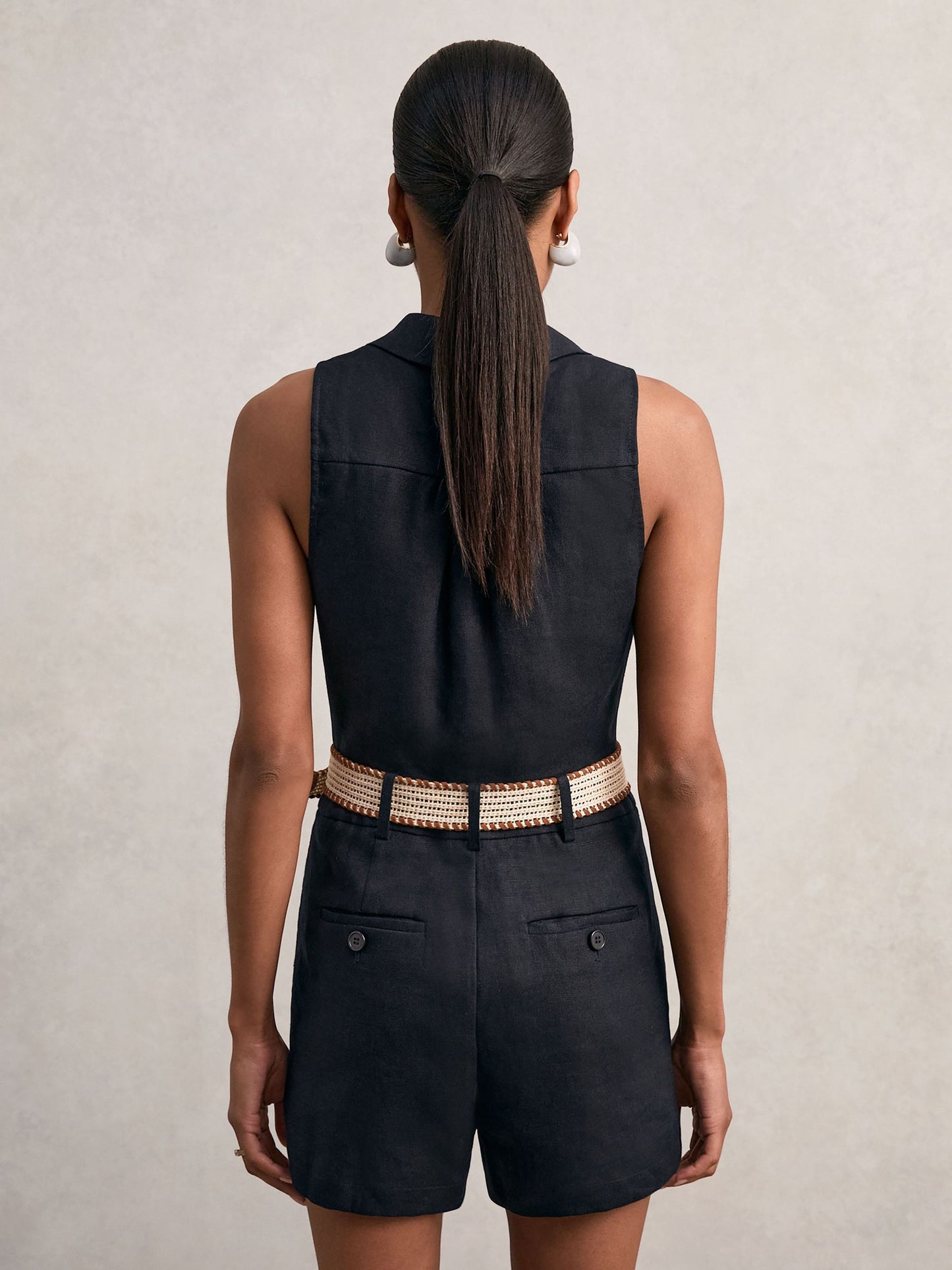 Playsuit in Navy