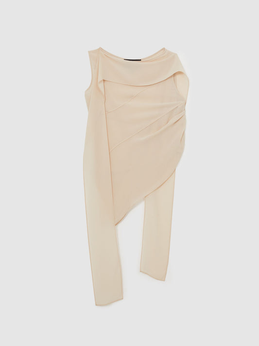 Royal Ballet Panel Shell Top in Pale Pink