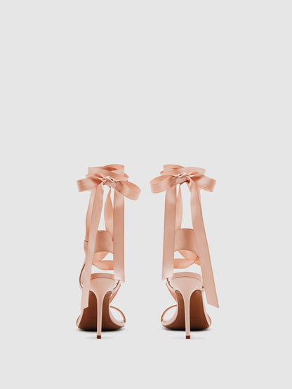 Reiss Reiss | Royal Ballet Ribbon Sandals in Pink